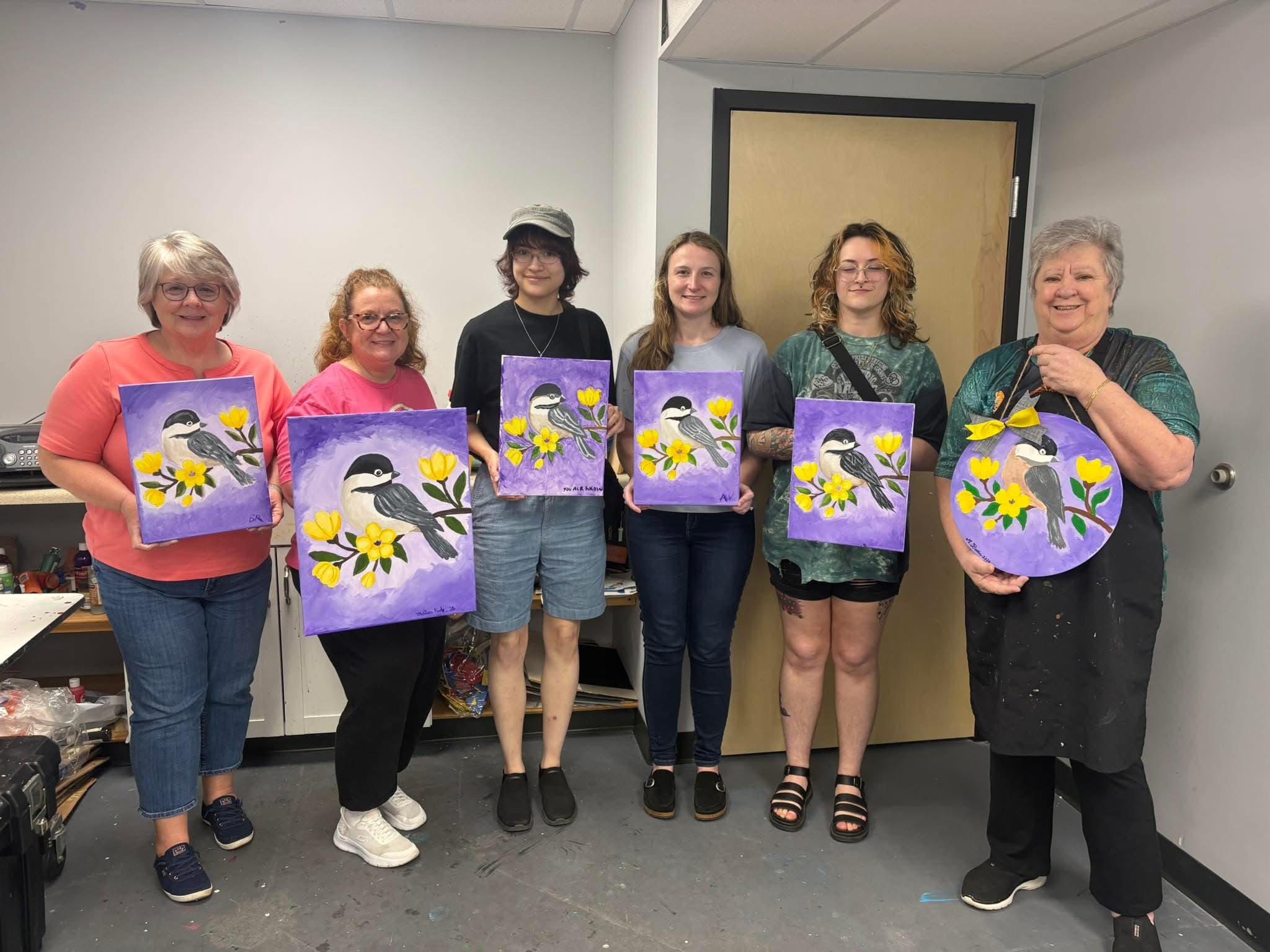 Step-by-Step Paint Parties for Kids & Adults